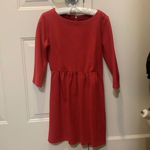 Loft petite A-line dress with 3/4 length sleeves